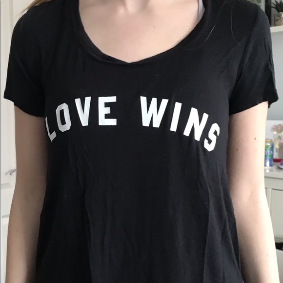 Love Wins Short Sleeve Top - Picture 2 of 2